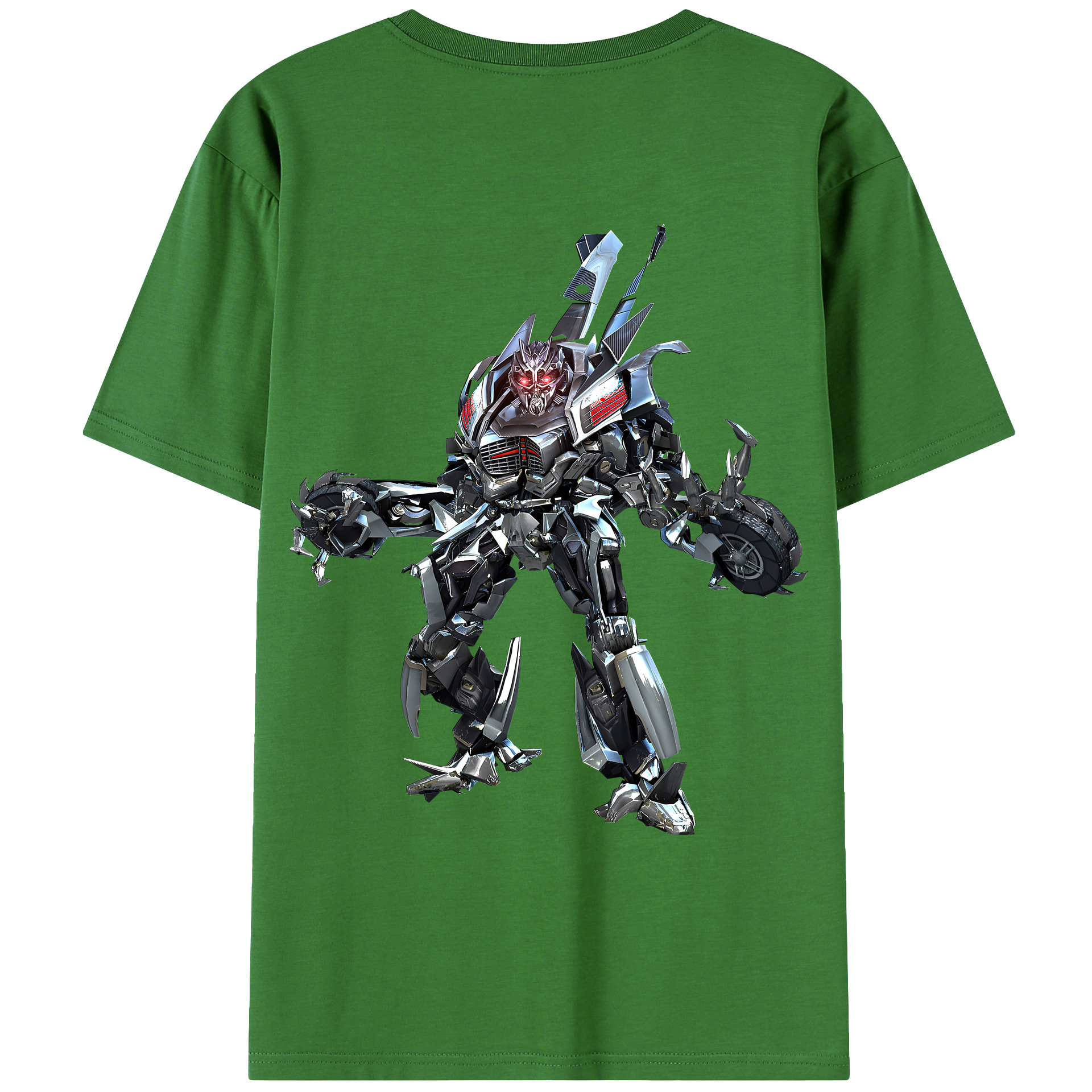 （画像用） Transformers トランスフォーマー レディース半袖Tシャツ(バックプリント)